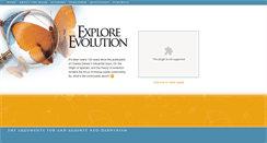 Desktop Screenshot of exploreevolution.com